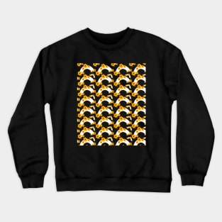 Yellow floral seamless pattern Crewneck Sweatshirt